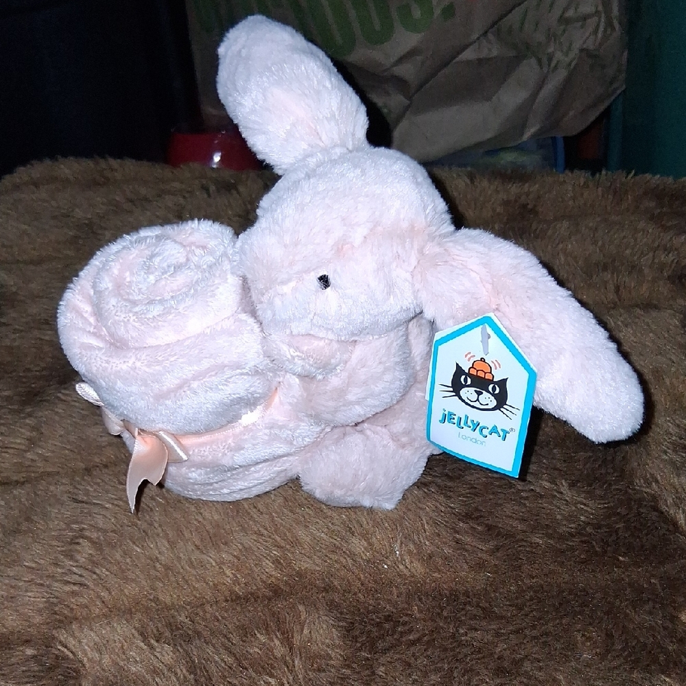 Jellycat  Bashful Pink Soother Bunny Plush